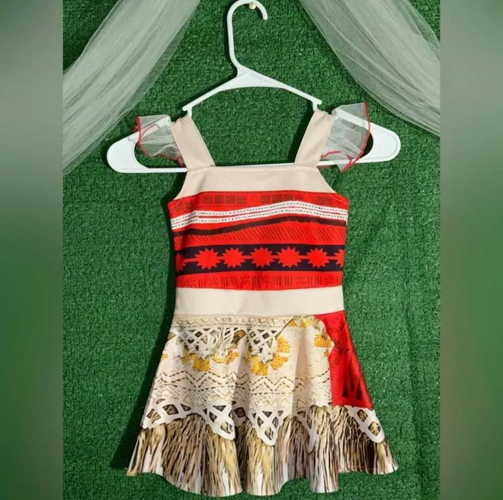 Zhi Xuan Tong Moana Inspired Princess Costume Dress